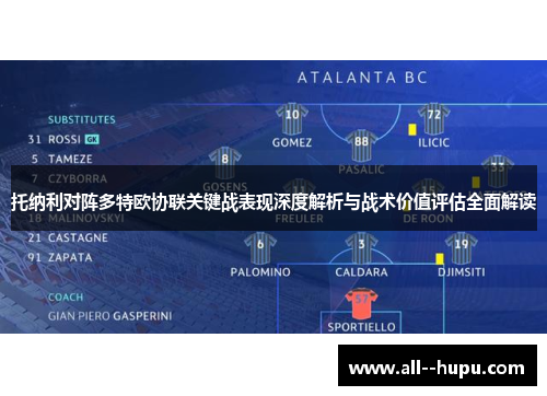 托纳利对阵多特欧协联关键战表现深度解析与战术价值评估全面解读 托纳利对阵多特欧协联关键战表现深度解析与战术价值评估全面解读